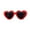 Red, variant on Dog Sunglasses Pet Products Cute Heart Reflection Eye Wear Glasses for Small Dog Pet Photos Accessories