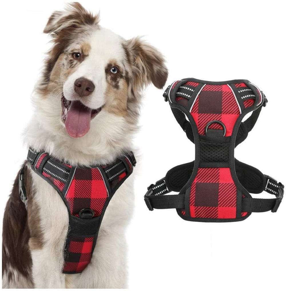 Rabbitgoo No Pull Dog Harness,Adjustable Reflective Dog Walking Chest