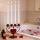 thumbnail image 4 of Velas Roscadas Galvanizadas Con Parafina Juego de 4 velas roscadas galvanizadas blancas para decoración romántica de bodas y restaurantes. JASKFLY, 4 of 8
