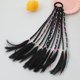 thumbnail image 1 of Zhuge Extensiones de cabello trenzado para postizos trenzados con bandas de goma Extensiones de cola de caballo trenzada larga Lazos para accesorios para el cabello de cosplay - B02, 1 of 5