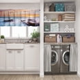 thumbnail image 5 of LALILO Kitchen Curtain Valance Beautiful Seascape Nature Ocean Rod Pocket Window Curtain 52"x 18" Set of 2, 5 of 5