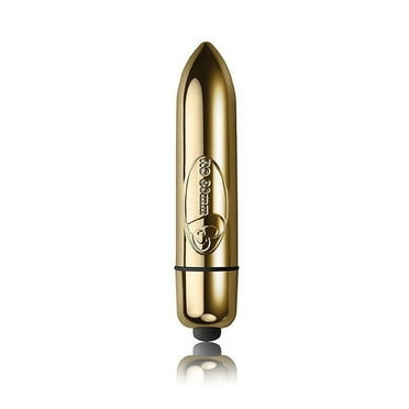 Rocks Off RO 80 mm Single Speed Bullet Vibrator, Champagne Gold