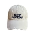 thumbnail image 3 of Baseball Caps Men AURORADY American Camouflage Baseball Hat Big Head Circumference Small Cowboy Cap, Beige One Size Baseball Caps, 3 of 3