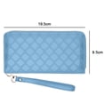 thumbnail image 2 of Porte-monnaie à Double Fermeture Éclair pour Femme, long Porte-Monnaie à Pince, Double Couche, Grande Capacité, Sac à Main, 2 of 6