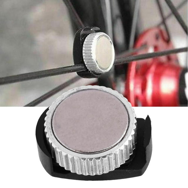 Ccdes Bike Wheel Magnet,Speedometer Magnet,Bicycle Wheel Strong Magnet Speedometer Odometer Accessory Universal Bike Computer Mount Tool
