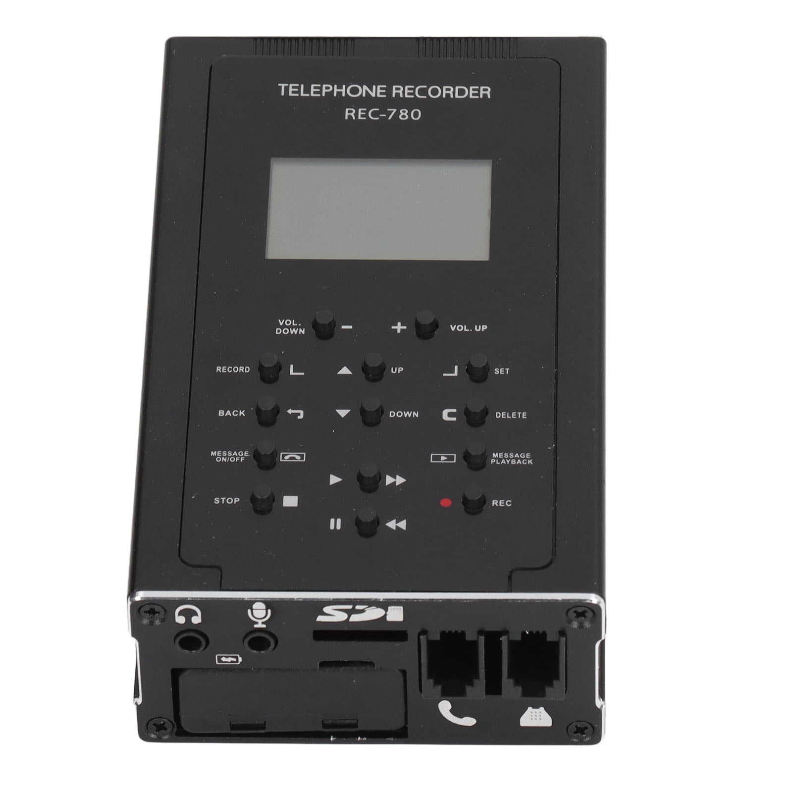 Landline Phone Call Recorder, Telephone Recording Device Aluminum Alloy