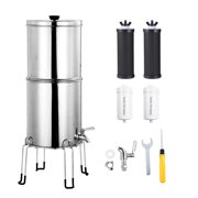 TOPATY 6000 Gallons Filter Life Countertop Reverse Osmosis Water Filter, 8 Stage Composite Water Filtration System, Water Purifier For Home, Pure To Drain