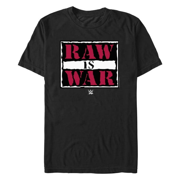 Men's WWE Raw is War  Graphic Tee Black Small