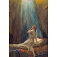 thumbnail image 2 of James Tissot 14x18 Black Ornate Wood Framed Double Matted Museum Art Print Titled - The Voice of the Lord (C. 1896-1902), 2 of 5