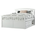 thumbnail image 5 of Hillsdale Furniture Schoolhouse 4.0 Charlie Captain's Full Bed, 2 Storage Units, White, 5 of 5