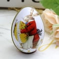 thumbnail image 3 of Bunny Decor Easter Egg Tinplate Box,Easter Bunny Rabbit Decoration Colorful Egg Box for Kids Party Easter Home Decoration, 3 of 8