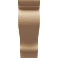 thumbnail image 2 of 4"W x 8"D x 12"H Classic Scroll Rough Cedar Woodgrain TimberThane Corbel, Primed Tan, 2 of 6