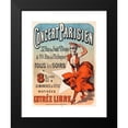thumbnail image 2 of Anonymous 19x24 Black Modern Framed Museum Art Print Titled - Parisian Concert (1886-1892), 2 of 5