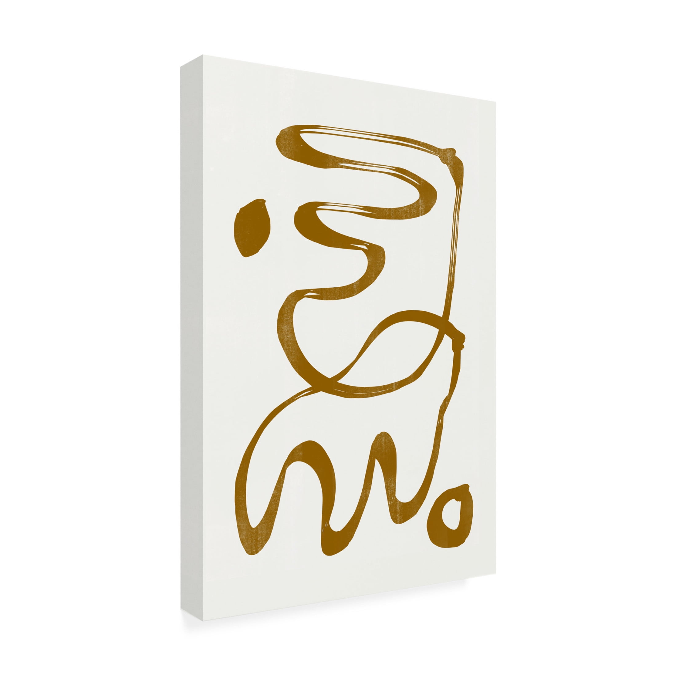 Trademark Fine Art THE MIUUS STUDIO Abstract Line No6 Canvas Wall Art