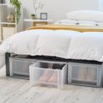 thumbnail image 4 of 17.1pk 5qt Stacking Drawer: Plastic Storage, Stackable Utility, Clear & Gray, Universal Placement, 1 Drawer, 4 of 8