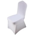 thumbnail image 1 of Cateissary Fundas de asiento elásticas, funda para silla de comedor para banquete de boda, decoración para fiestas de Hotel Decoración del hogar blanco Cateissary JJ21324-03, 1 of 6