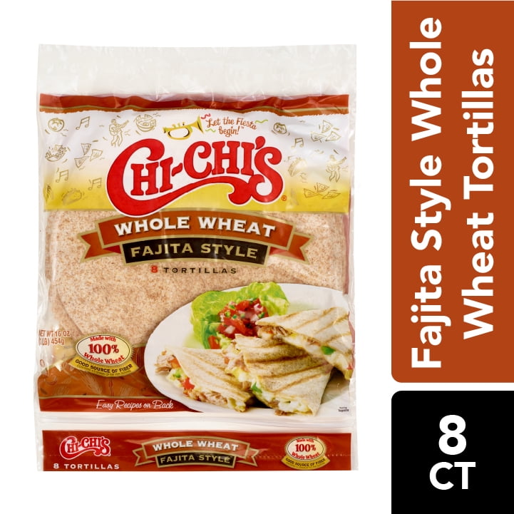 ChiChi's Fajita Style Whole Wheat Tortillas, 8 Ct