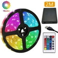 thumbnail image 1 of Flexible LED Strip Lights Battery Operated,6.6FT/3.3FT 2M/1M RGB SMD5050 LED Waterproof Light Strip Rope,Lights Color Changing LED Strip Kit for Home Bedroom DIY Party Indoor Outdoor, 1 of 7