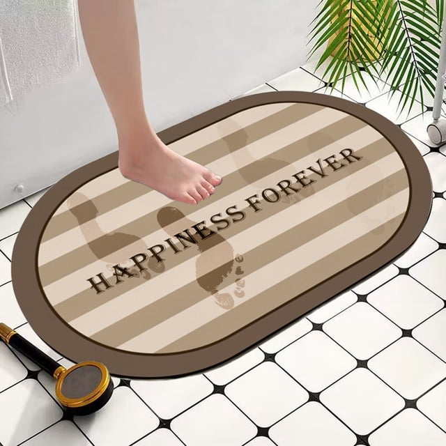 TIMIFIS Bathroom Rugs Bath Rug Super Absorbent Dry Rubber Backing Non Slip Washable Bathroom Floor Mats Shower Rug for in Front of Bathtub Shower Room for Bathroom Floor Bath Mat