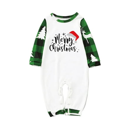 

vdgthytj Family Christmas Pajamas Matching Sets Long Sleeve Cute Printed Sleepwear Parent-Child Pjs Outfit for Festival Holiday