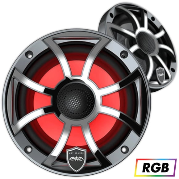 Bocinas Coaxiales Marinas Wet Sounds REVO 6 XS-G-SS 200 Watts 6.5 Pulgadas 4 Ohms Color Gunmetal Wet Sounds REVO6XSGSS