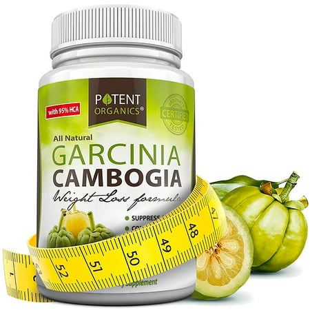Pure Garcinia Cambogia Extract - 95% HCA Capsules - Best Weight Loss Supplement - Non GMO - Gluten and Gelatin Free - Natural Appetite (Best Kratom On The Market)