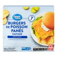 thumbnail image 3 of Burgers de poisson panés Great Value 520g, 3 of 3