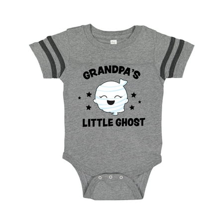 

Inktastic Cute Grandpa s Little Ghost with Stars Gift Baby Girl Bodysuit