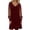 C-Red440, variant on DHFJKG Dresses For Women Glitter V Neck Solid Color Mini Dress Mesh Sheer Long Sleeve Loose Soft Tunic Carnival Clubwear Trendy Dresses