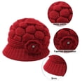 thumbnail image 3 of Gorro de invierno con ala de Desiderio Hats, tejido cálido, 3 of 5