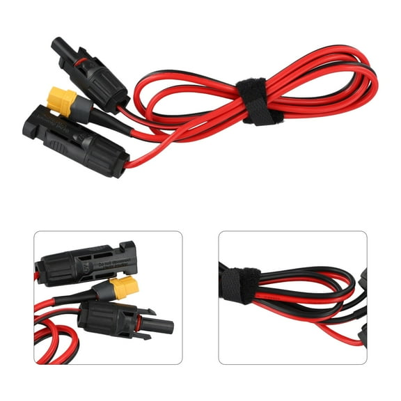Solar Panels Cable to for XT60 Extension Cable for Portable Power Station
