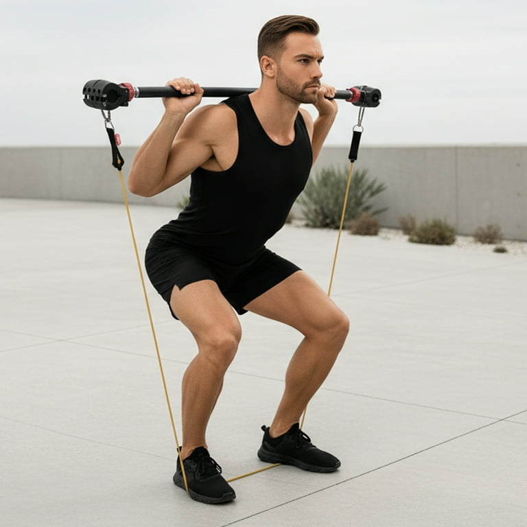 PRCTZ Modular Weightlifting Barbell Converter, Adjustable Dumbbell