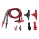 thumbnail image 1 of Kit de sonda de multímetro, juego de clips de cables de prueba Kit de multímetro Juego de clips de cables de prueba Robusto y resistente, 1 of 14