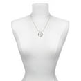 thumbnail image 3 of Delight Jewelry Silvertone My Angel Envelope Silver-tone You Mean the World to Me Ring Necklace, 18", 3 of 4