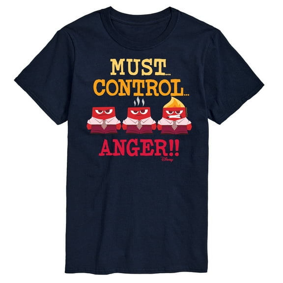 Inside Out - Must Control Anger - Men's Short Sleeve Graphic T-Shirt