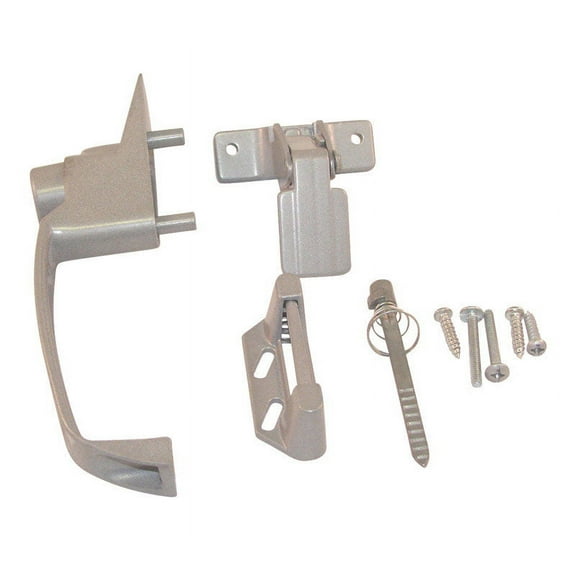 Barton Kramer  6-1/2 in. L Silver  Aluminum  Door Handle