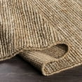 thumbnail image 4 of Hauteloom Glover Jute Living Room, Bedroom Area Rug - Traditional, Transitional - Tan - 5' x 8', 4 of 17