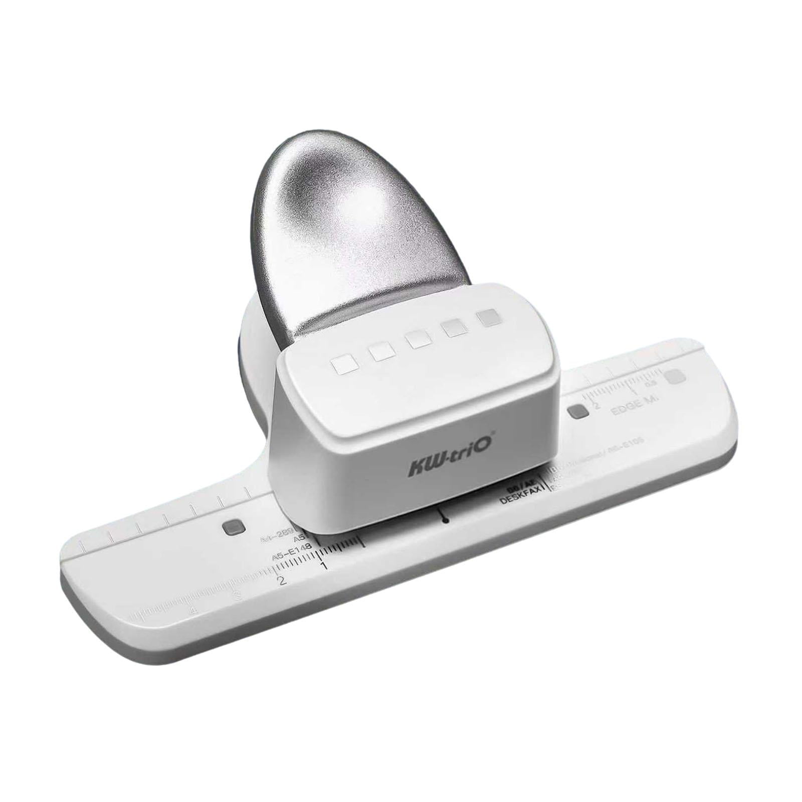S SERENABLE Three-hole Punch - Labor-saving Punching Tool with 8.5 Mm Hole Spacing - Manual Paper Punch for Folders, Crafts, Files, Scrapbooks