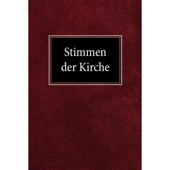 Stimmen der Kirche (Paperback)