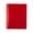 Red, variant on Plastic Pocket Folders with Prongs, 1 Pack 2 Pocket Folders 3 Prong Folders, Heavy Duty Plastic Folders with Pockets and Brads, Colored Plastic Poly Folders with Prongs for School Office, Letter Size