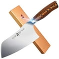 thumbnail image 5 of TUO Cleaver Knife, Chinese Chef Knife 7" Vegetable Meat Cleaver with Pakkawood Handle, 5 of 15