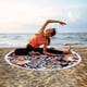 thumbnail image 5 of Wmhnj Toalla de playa redonda de microfibra estampada de 152 cm, manta antiarena de secado rpido para piscina, yoga, picnic y viajes. Peso: 300 g. Esterilla multiusos., 5 of 8