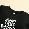 thumbnail image 4 of Kmbangi Pull Imprimé Halloween pour Enfants Col Rond Noir, 4 of 7