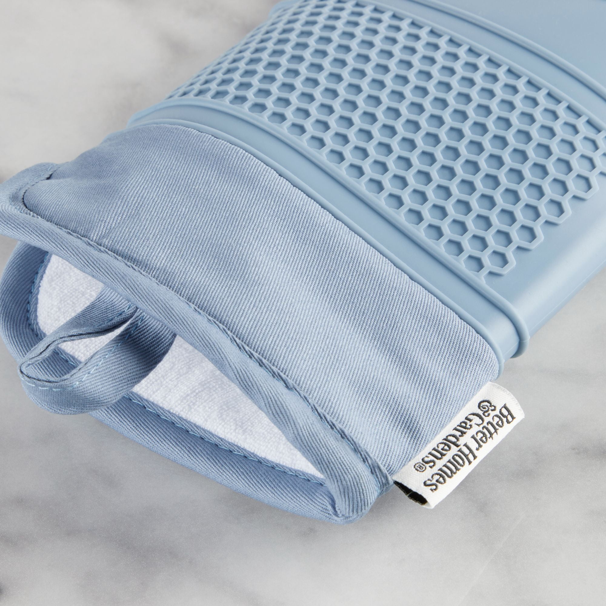 Better Homes & Gardens 4-Piece Oven Mitt, Potholder & Mini Mitt Set, Indigo
