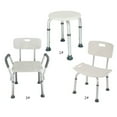 thumbnail image 2 of Amdohai Chaise de Douche pour Aînés à Hauteur Réglable Banc Tabouret Siège, 2 of 5