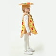thumbnail image 4 of Kids Court Dress For Halloween Party Stage Performance Pizza Hat Outfit, 4 of 7