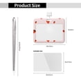 thumbnail image 3 of Naloa Strawberry Card Badge Holder Work Badge Sleeve for Office, School, Factory, ID Credit Cards, Driver Licenses and Passes, 3 of 7