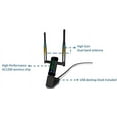 thumbnail image 3 of Alfa Long-Range Dual-Band AC1200 Wireless USB 3.0 Wi-Fi Adapter w/2x 5dBi External Antennas - 2.4GHz 300Mbps / 5Ghz 867Mbps - 802.11ac & A, B, G, N, 3 of 4