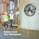 thumbnail image 2 of Ventilador de pared NEXAIR de 18" industrial, 3 velocidades, ajuste de 360°, 2 of 7