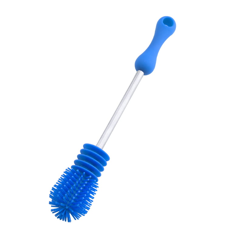 Silicone Infant Feeding Bottle Cleaning Brush With Silicone Long Handle For Feeding Bottle Water Adminitto88 Food-Grade Silicone Bottle Brush Soft Bottle Brush With 100 Non-Scratch Bristles